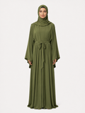 Nada Material Open Abaya