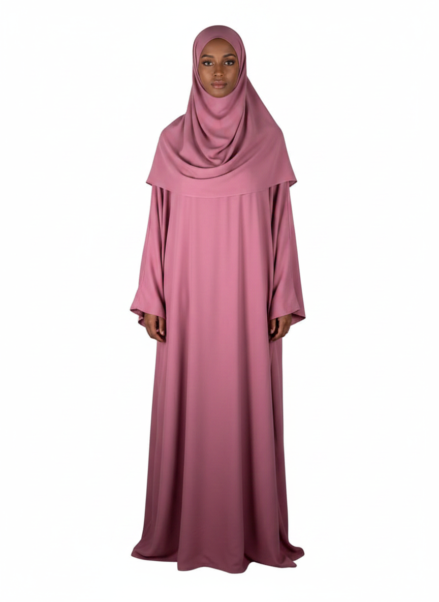 Crepe Material Wide Sleeve Abaya