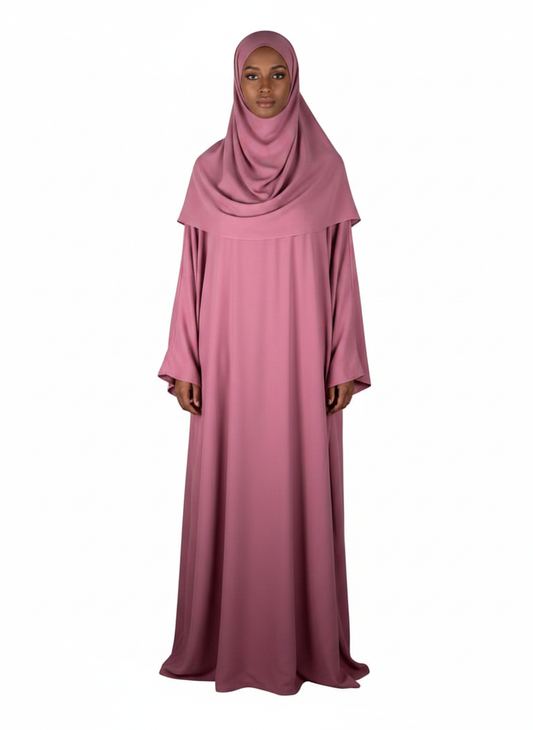 Crepe Material Wide Sleeve Abaya