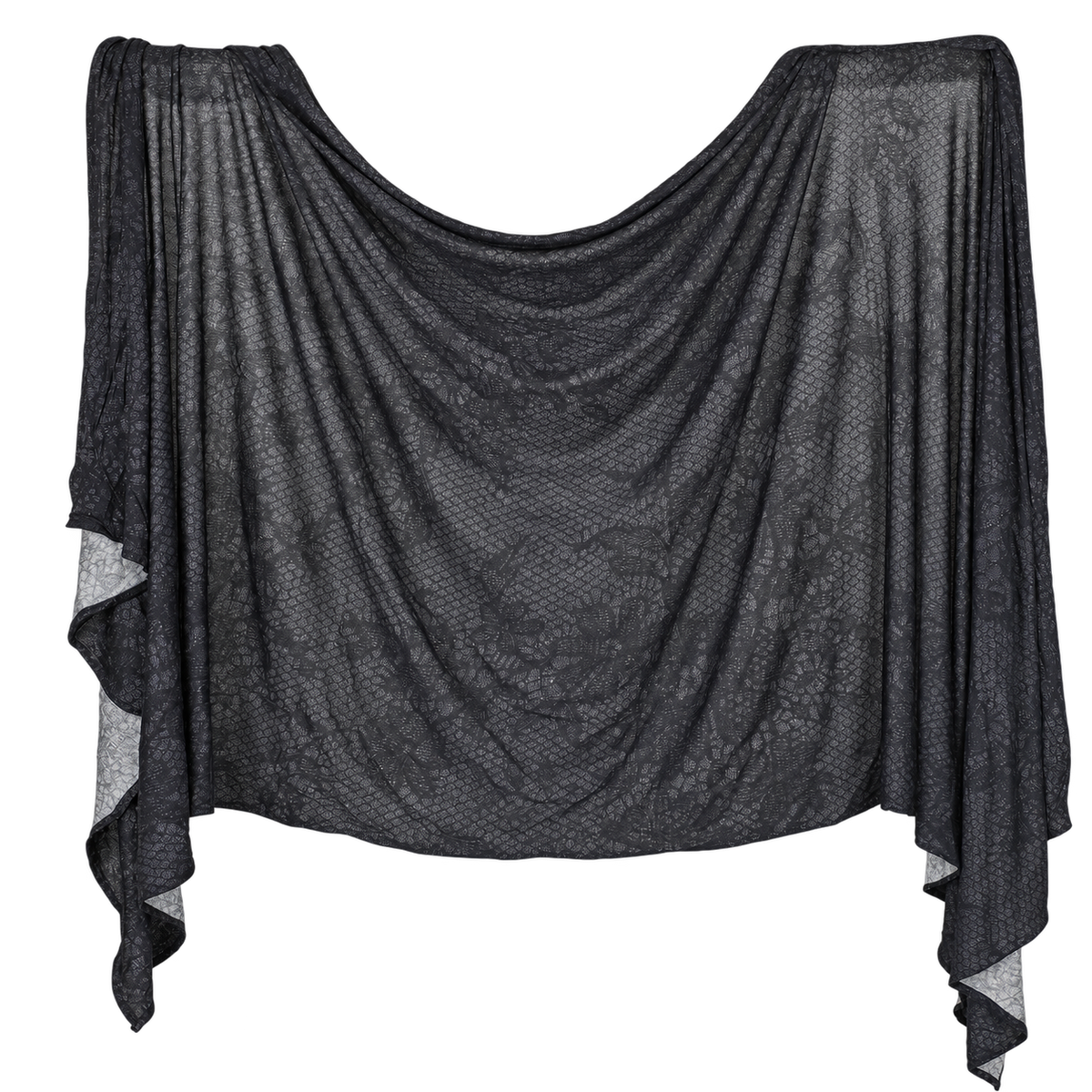 Premium Printed Jersey Hijab JP040 showing the full print and drape
