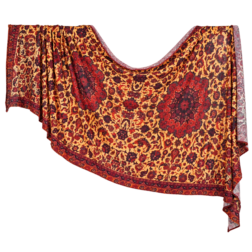 Premium Printed Jersey Hijab PJ065 showing the full print and drape