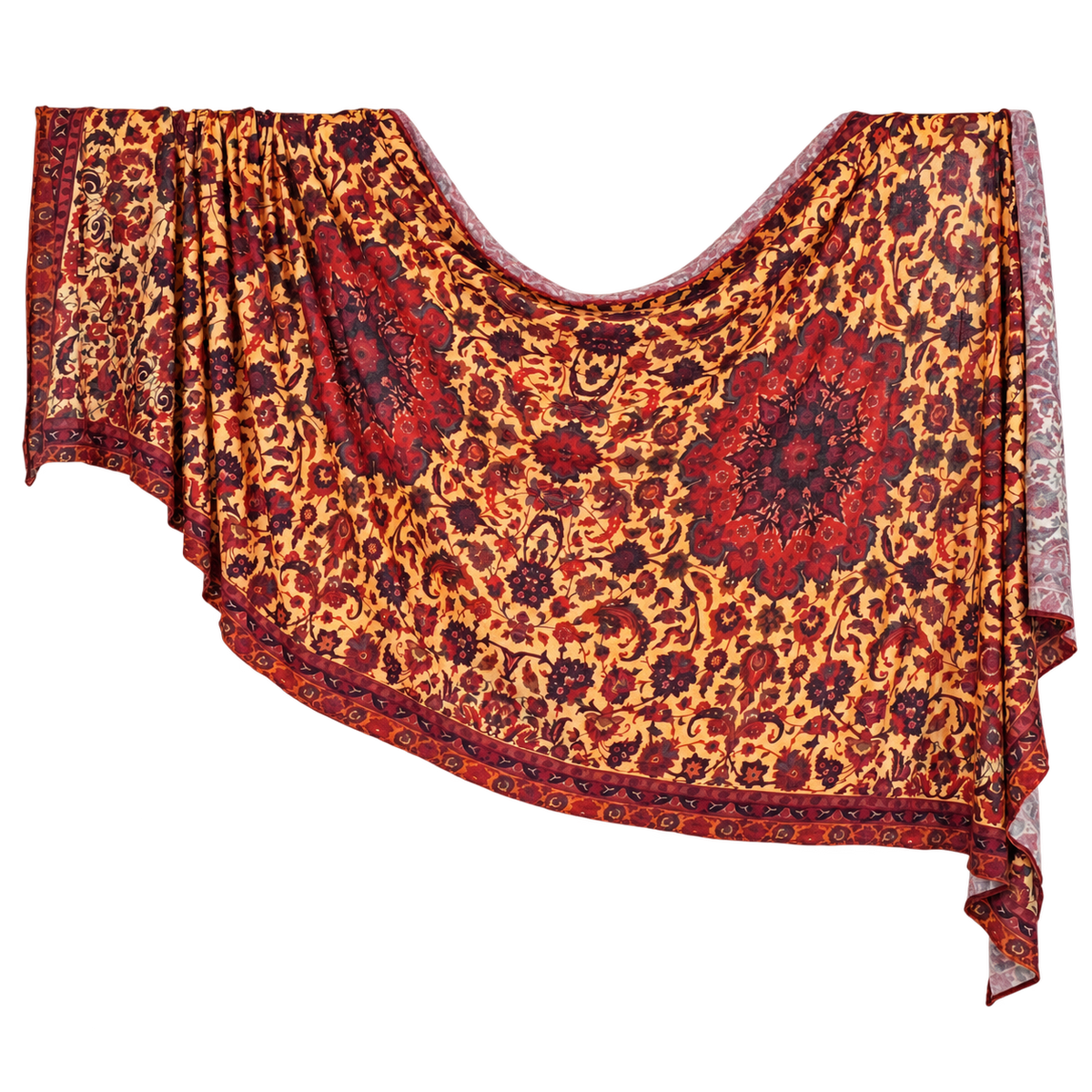 Premium Printed Jersey Hijab PJ065 showing the full print and drape