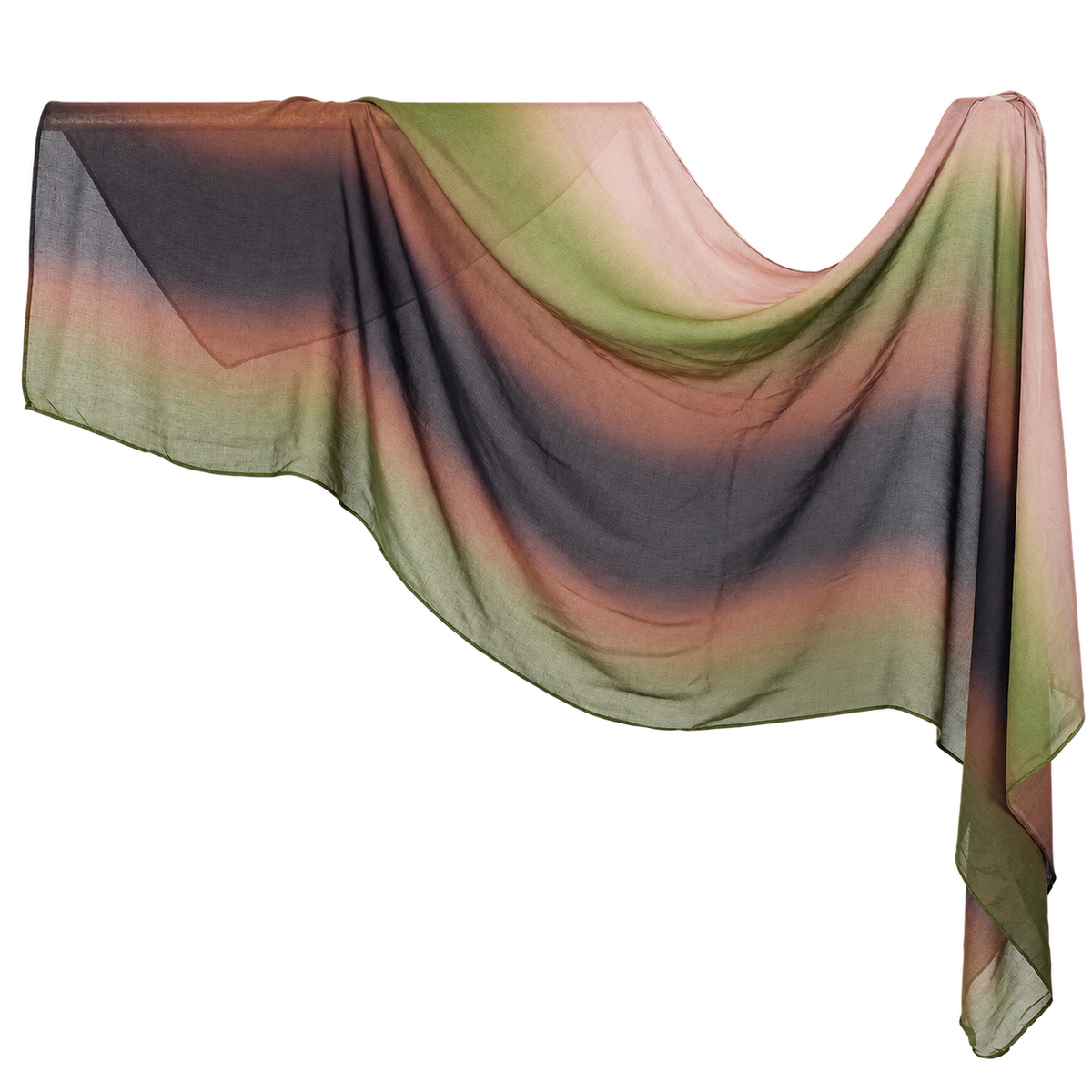 Premium Printed Modal Hijab VI130 showing the full print and drape