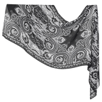 Premium Printed Modal Hijab VI173 showing the full print and drape
