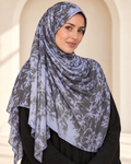 Premium Printed Modal Hijab VI192 worn by a model