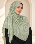 Premium Printed Modal Hijab VI336 worn by a model