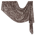 Premium Printed Modal Hijab VI350 showing the full print and drape