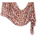 Premium Printed Modal Hijab VI365 showing the full print and drape