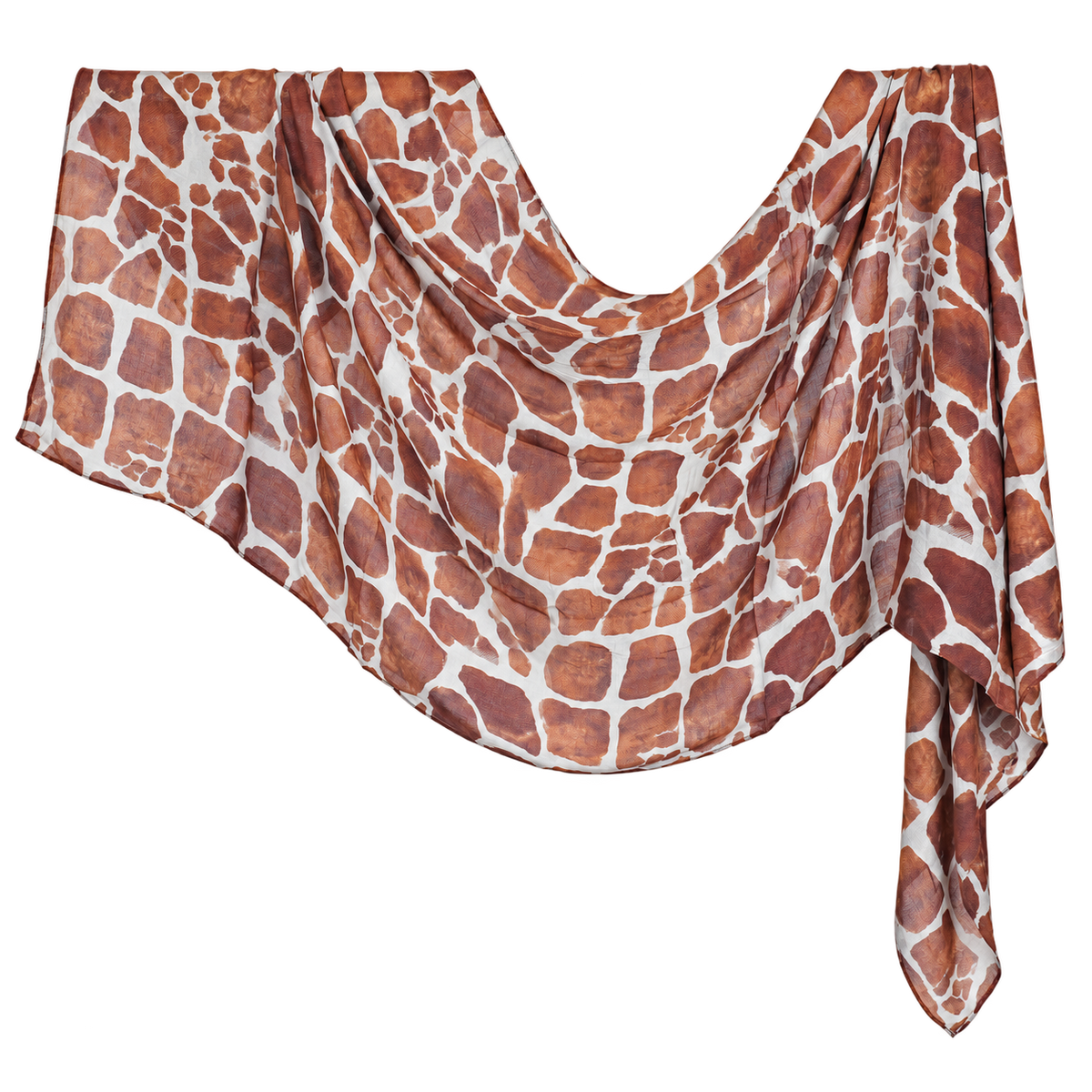 Premium Printed Modal Hijab VI365 showing the full print and drape