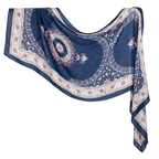 Premium Twill Modal Hijab XV021 showing the full print and drape