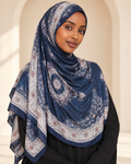 Premium Twill Modal Hijab XV021 worn by a model