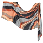 Premium Twill Modal Hijab XV035 showing the full print and drape