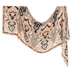 Premium Twill Modal Hijab XV041 showing the full print and drape